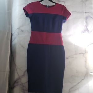 Women's Patchwork Casual Career Pencil Dress